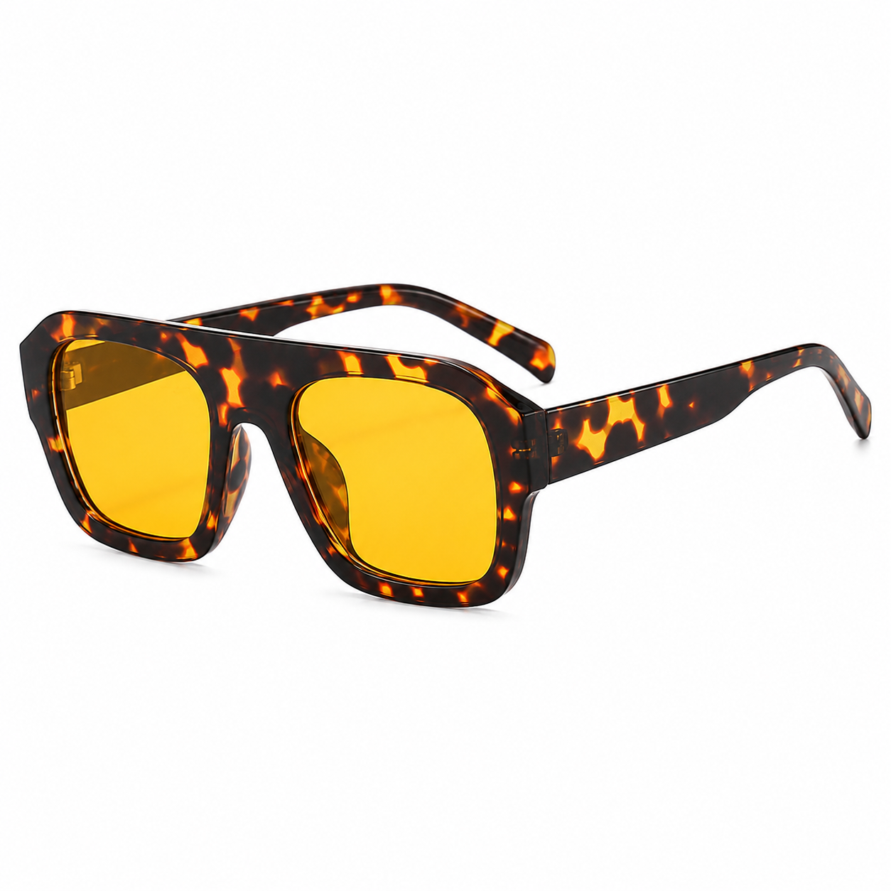 Retro Chunky Frame Sunglasses