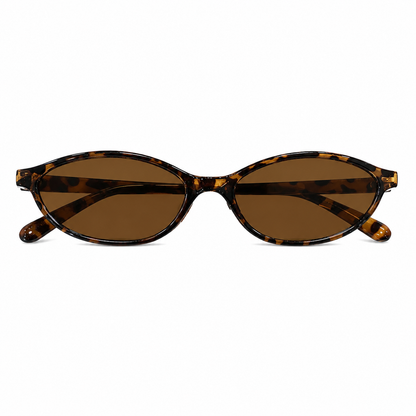 Oba Noir Oval Sunglasses