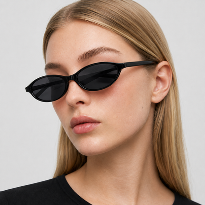 Oba Noir Oval Sunglasses