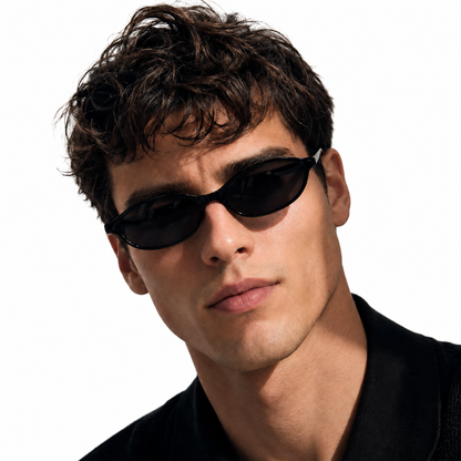 Oba Noir Oval Sunglasses