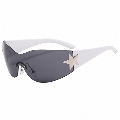 Star Wraparound Sunglasses