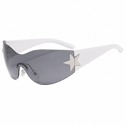 Star Wraparound Sunglasses