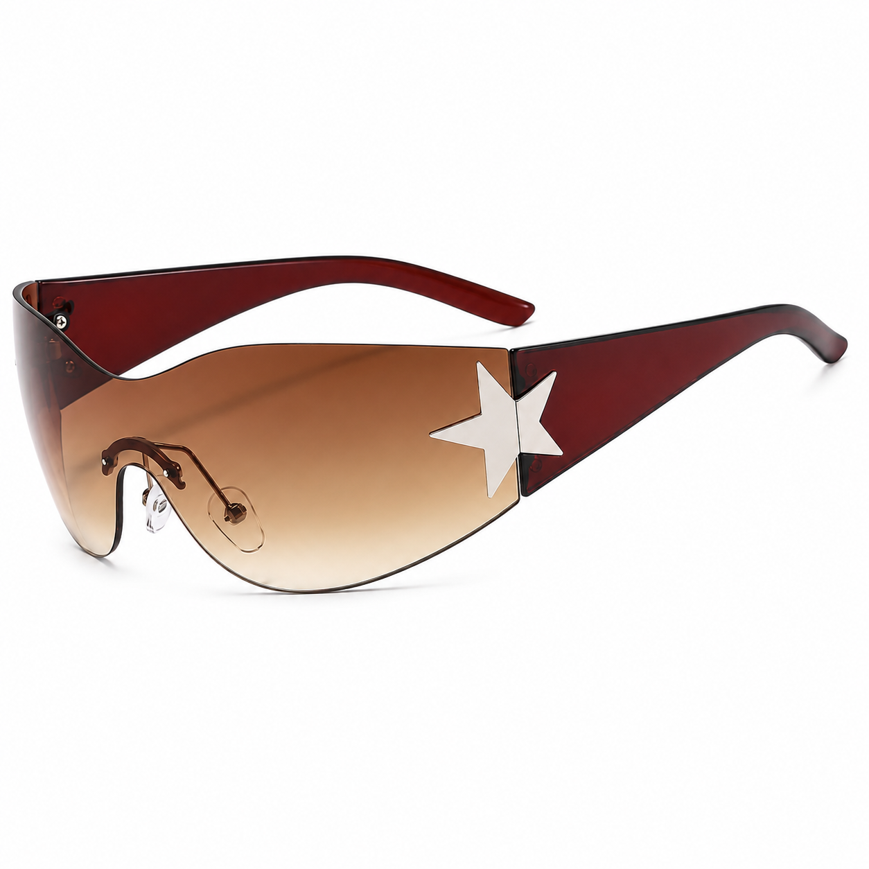 Star Wraparound Sunglasses